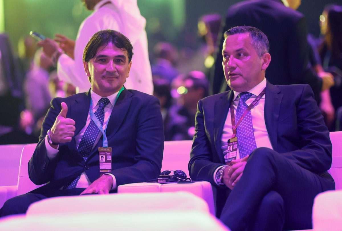 Na slici Zlatko Dalić, Marijan Kustić. Foto HINA
