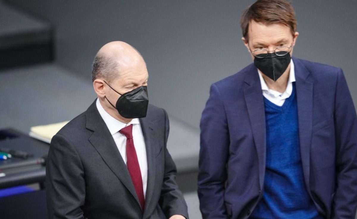 Olaf Scholz i Karl Lauterbah