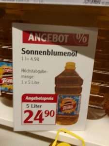 ČITATELJ FENIXA: U Globusu u Ludwigshafenu se prodaje hrvatsko ulje, a cijena mu je "svjetska"!