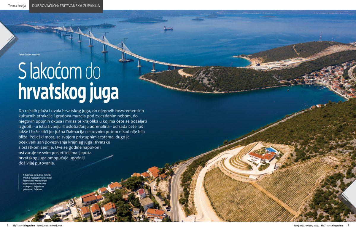 VODEĆI ONLINE MAGAZIN O TURIZMU: Novi tipTravel magazine uvrstio Pelješac i Korčulu u hit destinacije 2022.