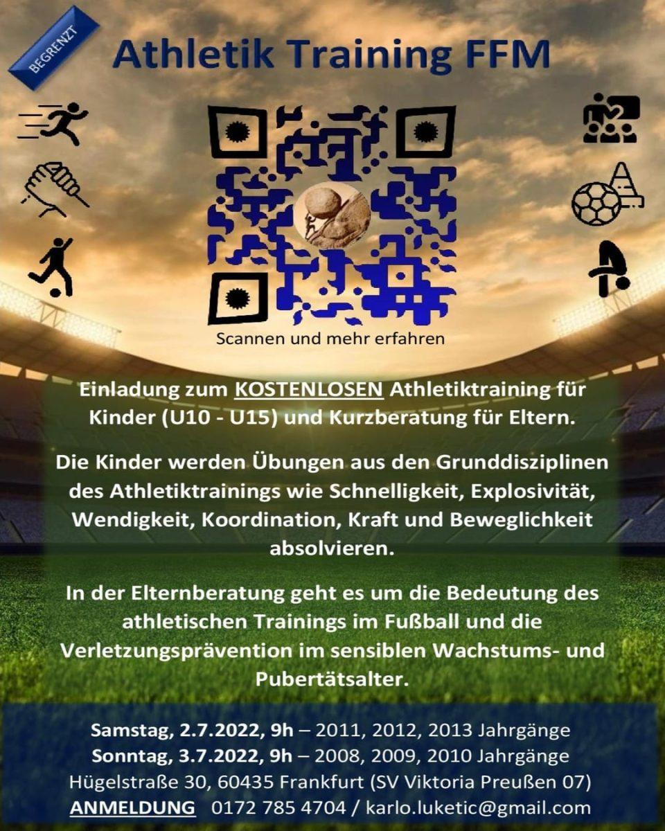 FRANKFURT: Besplatni kondicijski trening za mlade sportaše