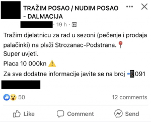 NOVI REKORD: Poslodavac iz Dalmacije osobi koja će peći palačinke na plaži nudi doktorsku plaću