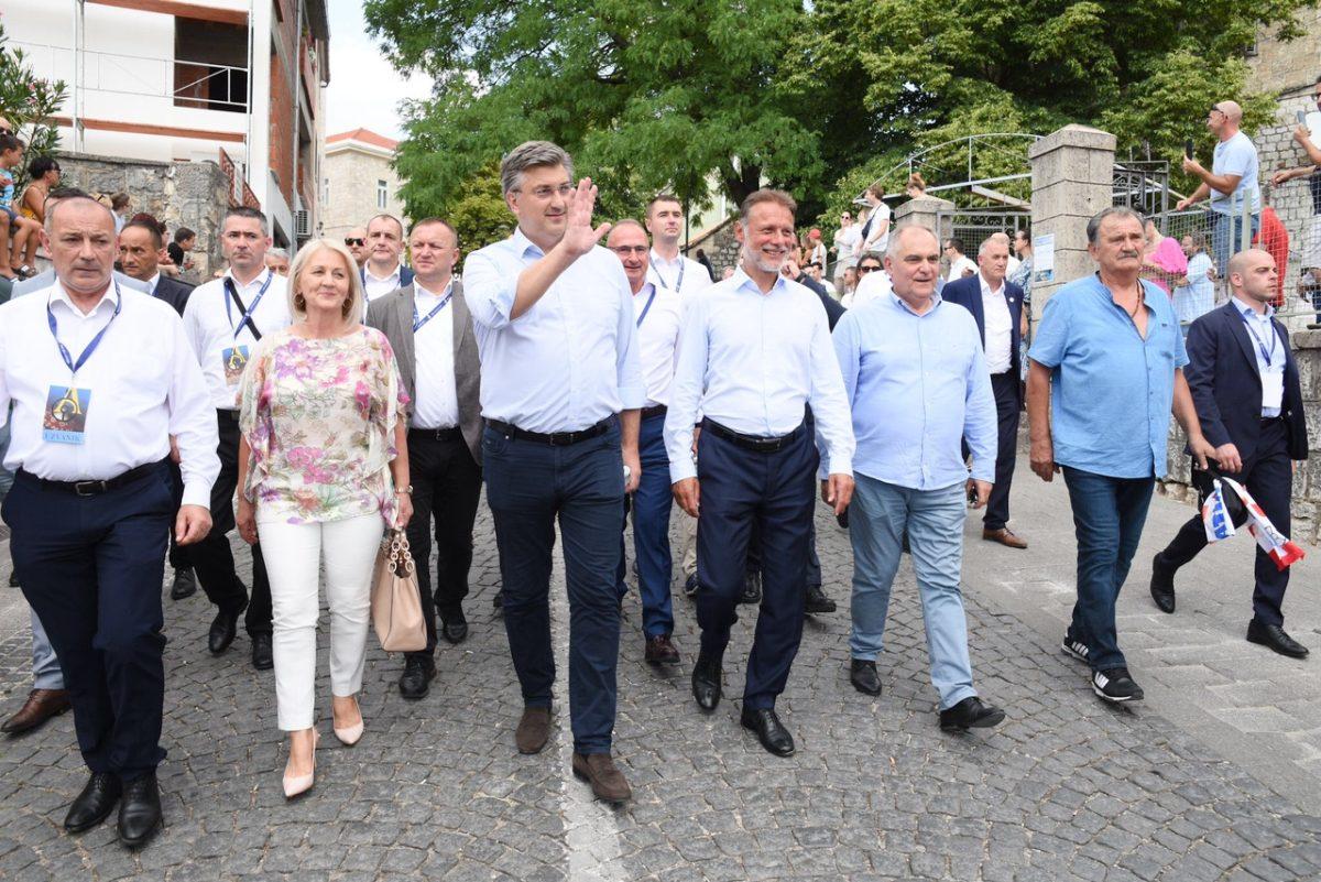 BORJANA KRIŠTO: Kandidatkinja HNS BiH za hrvatskog člana Predsjedništva BiH na obilježavanju 307. Sinjske alke