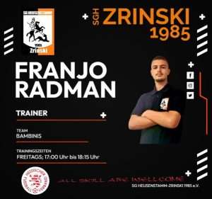 NOVOSTI IZ SG HEUSENSTAMM-ZRINSKI: S radom počeo Bambini klub za najmlađe NOVOSTI IZ SG HEUSENSTAMM-ZRINSKI: S radom počeo Bambini klub za najmlađe