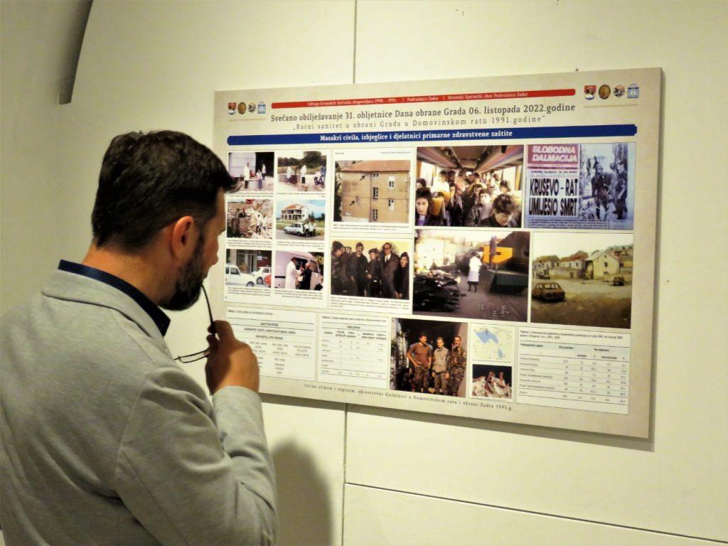U POVODU 31.OBLJETNICE DANA OBRANE ZADRA: Otvorena izložba ratnih fotografija "Ratni sanitet u obrani Grada"