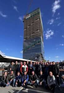 radnici ispred tornja berlin