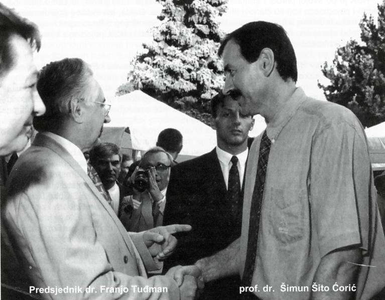 FRA ŠIMUN ŠITO ĆORIĆ: Reminiscencije s američkog vidikovca fra sito coric i franjo tuđman