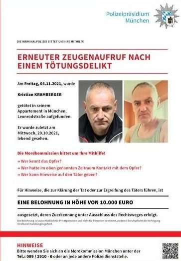 MISTERIOZNA SMRT U MÜNCHENU: Policija objavila ime 49-godišnjeg Hrvata, planirao je proslavu rođendana na koju su mu trebali doći gosti iz Hrvatske MISTERIOZNA SMRT U MÜNCHENU: Policija objavila ime 49-godišnjeg Hrvata, planirao je proslavu rođendana na koju su mu trebali doći gosti iz Hrvatske
