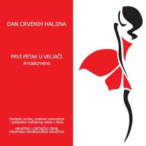 DAN CRVENIH HALJINA 2023.: Moždani udar svake godine ubije dvostruko više žena nego karcinom dojke