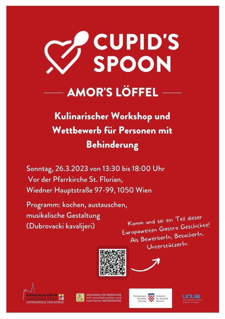PRVO EUROPSKO GASTRO NATJECANJE: Amorova žlica/Cupid's Spoon“ u Beču - za osobe s invaliditetom i djecu bez roditeljske skrbi, u organizaciji UNUO Zagreb PRVO EUROPSKO GASTRO NATJECANJE: Amorova žlica/Cupid's Spoon“ u Beču - za osobe s invaliditetom i djecu bez roditeljske skrbi, u organizaciji UNUO Zagreb