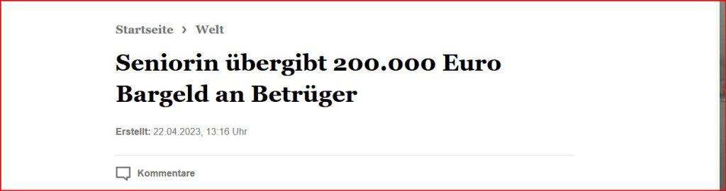 KAKO JE TO MOGUĆE? Unatoč brojnim upozorenjima policije, 74-godišnjakinja ostala bez 200.000 eura