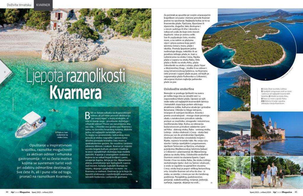 OTKRIJTE SJAJNE DESTINACIJE: Nautika, outdoor i enogastronomija u fokusu novog tipTravel magazina