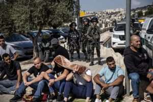 FOTO VIJEST IZ JERUZALEMA: Izraelska policija spriječila ulazak mlađih Palestinaca u istočni Jeruzalem gdje je džamija Al Aksa