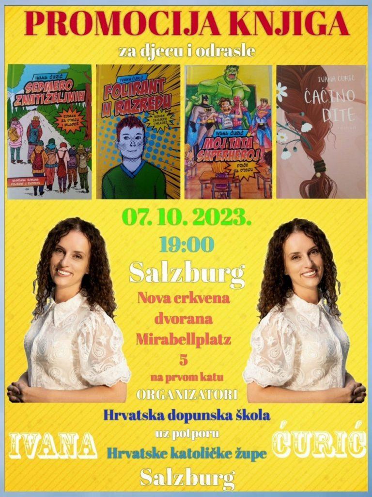 ČETIRI VRHUNSKA DJELA MLADE HRVATSKE KNJIŽEVNICE: U Salzburgu promocija knjiga Ivane Ćurić
