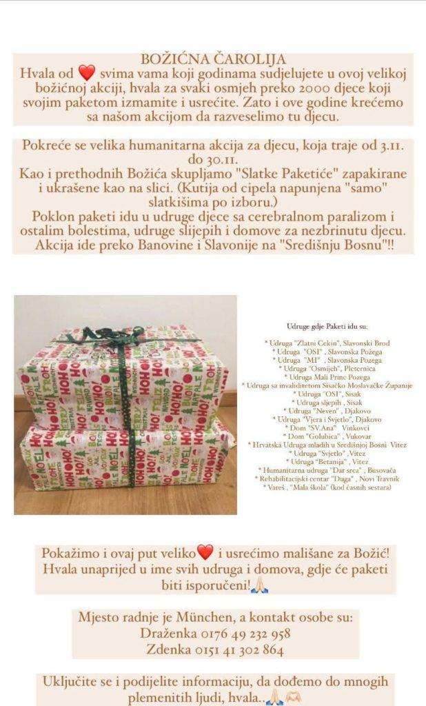 MÜNCHEN: Razveselite najmlađe i priključite se akciji "Božićna čarolija" MÜNCHEN: Razveselite najmlađe i priključite se akciji "Božićna čarolija"