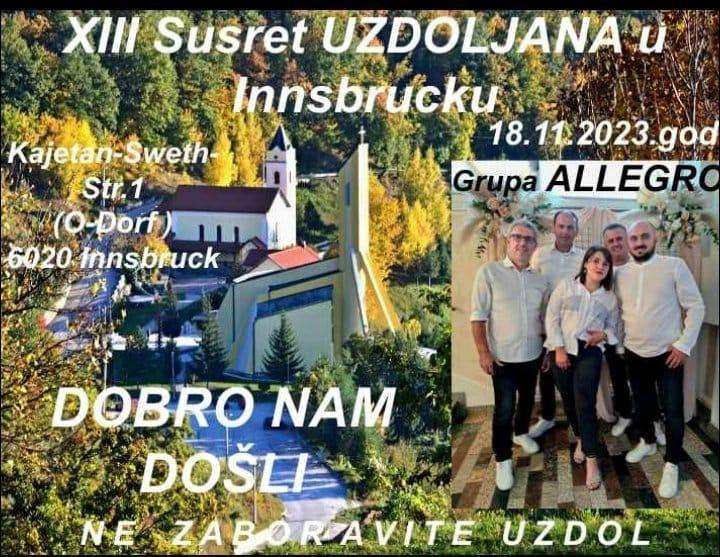 U SJEĆANJE NA NEVINE ŽRTVE UZDOLA: U subotu će se održati 13. susret Uzdoljana u Innsbrucku U SJEĆANJE NA NEVINE ŽRTVE UZDOLA: U subotu će se održati 13. susret Uzdoljana u Innsbrucku