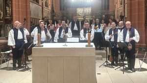 BOŽIĆNI KONCERT ZA PAMĆENJE: Folklorni ansambl Lado oduševio svojim nastupom u Katedrali sv. Bartolomeja u Frankfurtu