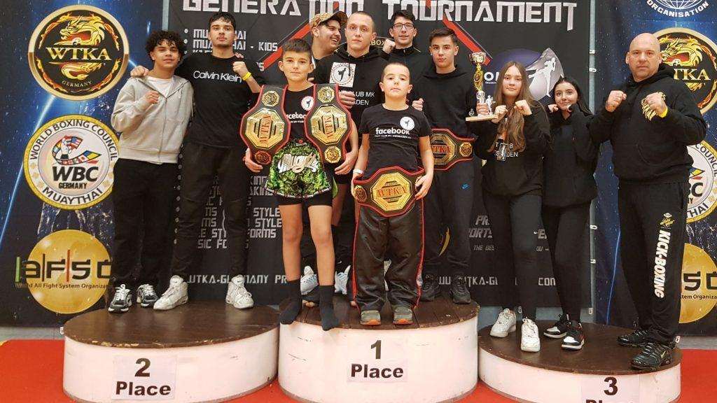 DORTMUND / WIESBADEN: Članovi MK Wiesbaden osvojili 14 medalja, od kojih čak 11 zlatnih na kickboxturniru u Arnsbergu  