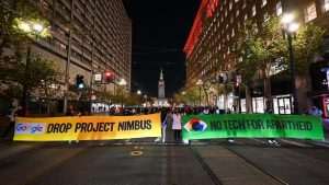 SAN FRANCISCO: Prosvjed ispred ureda Googlea zbog suradnje tvrtke s Izraelom