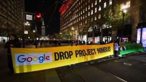 SAN FRANCISCO: Prosvjed ispred ureda Googlea zbog suradnje tvrtke s Izraelom