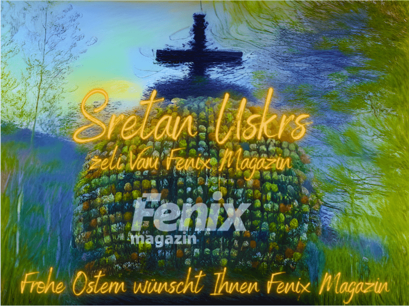 Fenix - uskrsna čestitka (dvojezična)