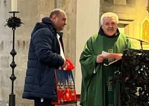 NA SV. MISI U MINORITENKIRCHE: Hrvatskim rukometašima Hrvati Kölna zaželjeli pobjede u utakmicama protiv Islanda i Njemačke