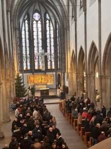 NA SV. MISI U MINORITENKIRCHE: Hrvatskim rukometašima Hrvati Kölna zaželjeli pobjede u utakmicama protiv Islanda i Njemačke
