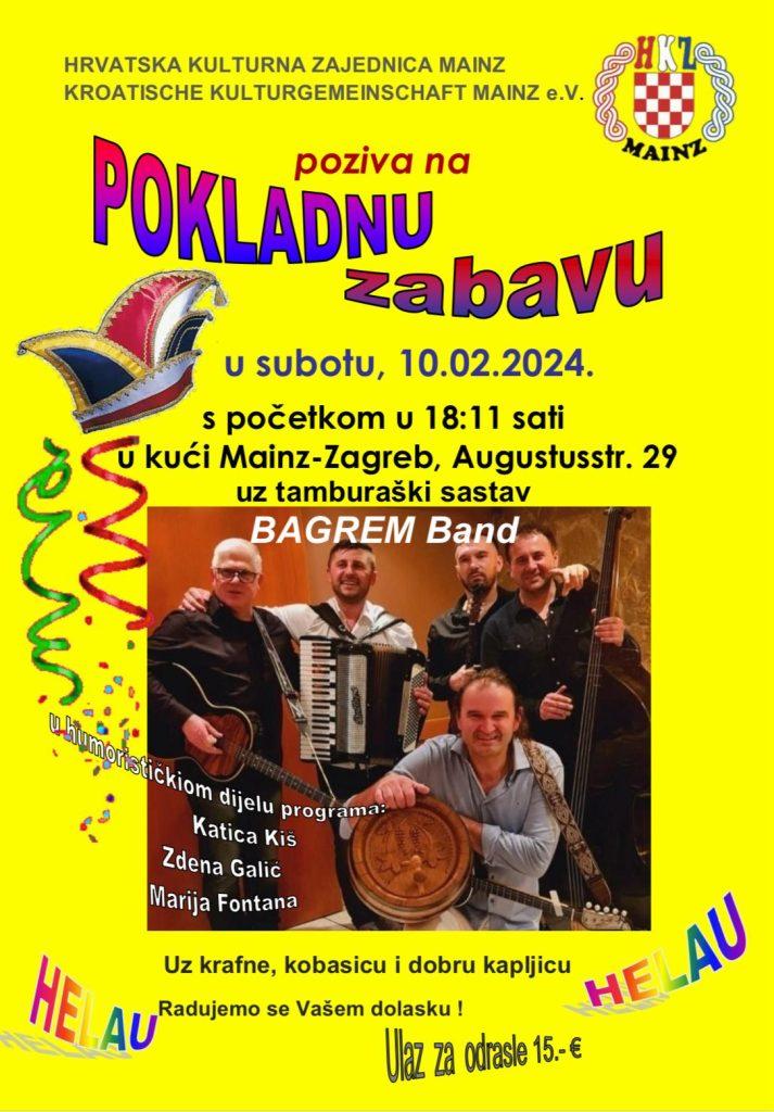 PLES POD MASKAMA U WIESBADENU I MAINZU: Pozivaju se Hrvati na karnevalsku zabavu