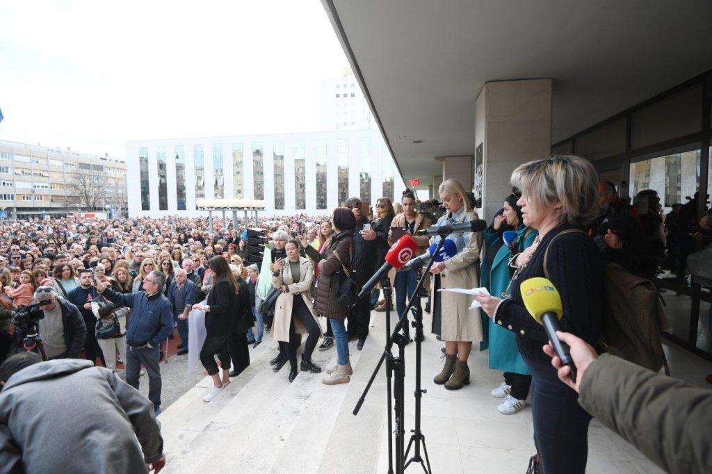 SPLIT: Prosvjed "Danas Luka sutra ja" okupio više od dvije tisuće ljudi