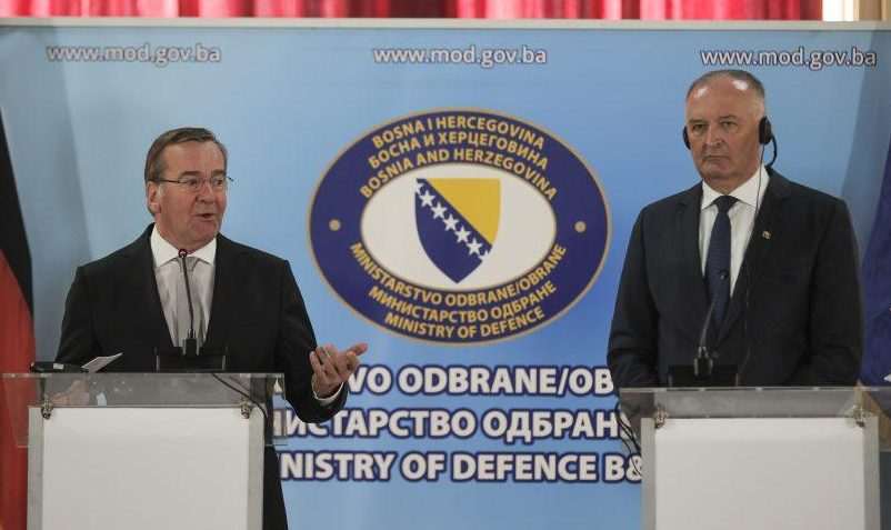 NJEMAČKI MINISTAR OBRANE: U Sarajevu upozorio na opasnost koju za zapadni Balkan predstavlja mogući utjecaj Rusije