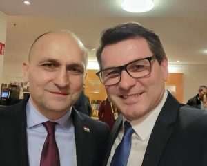 MÜNCHEN: Premijer Plenković sa ministrima Anušićem i Grlić Radmanom na sastanku s predstavnicima hrvatskih udruga iz Münchena i Bavarske