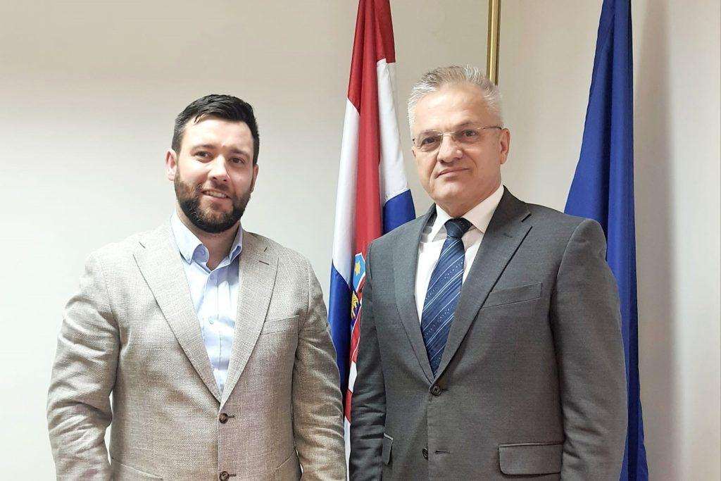 Predsjednik Hrvatske zajednice u Norveškoj Ivan Turkalj i državni tajnik Zvonko Milas / Foto: Fenix (Središnji državni ured za Hrvate izvan RH)