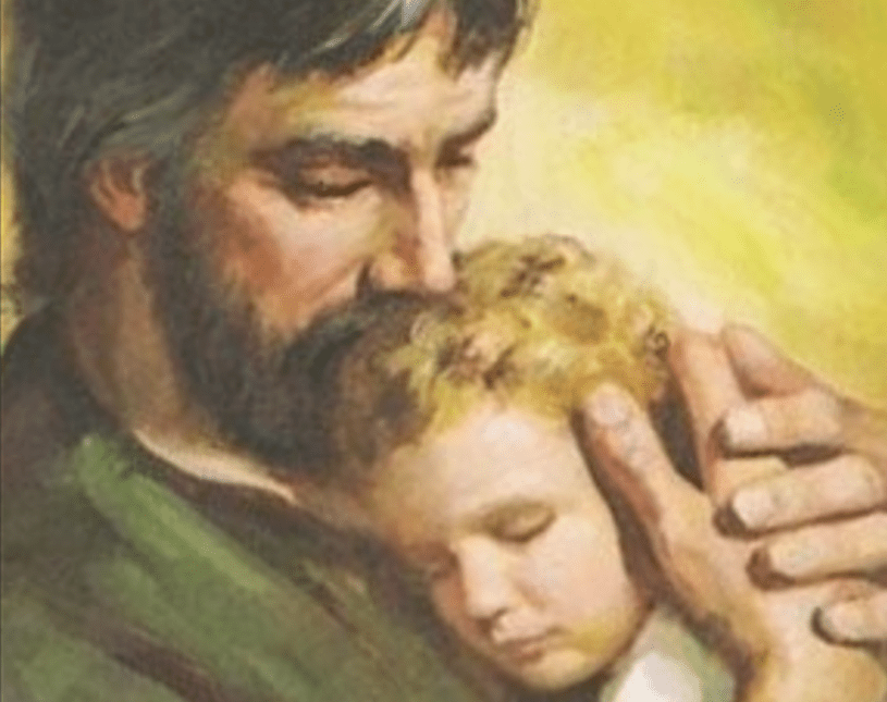 Sveti Josip i mali Isus (ILUSTRACIJA) / Foto: Preslik IKA