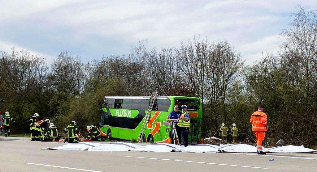 Flixbus je sletio s ceste / Foto: Birgit Zimmermann/dpa