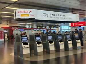 zračna luka Beč, austrian airlines