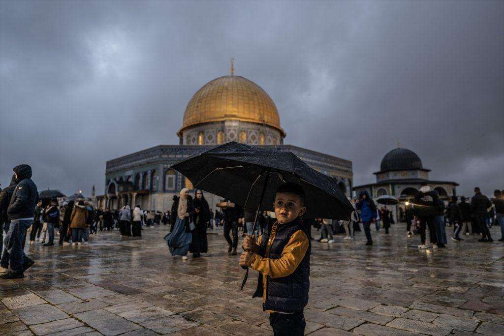 Ramazanski bajram u džamiji u Jeruzalemu / Foto: Anadolu