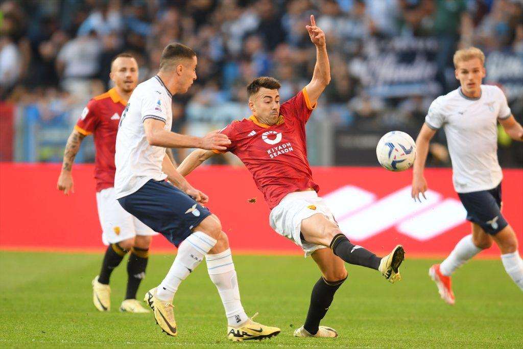 Detalj s utakmice Roma - Lazio / Foto: Anadolu