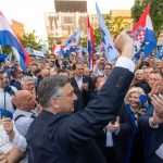 Predizborni skup HDZ-a u Zagrebu / Foto: Hina