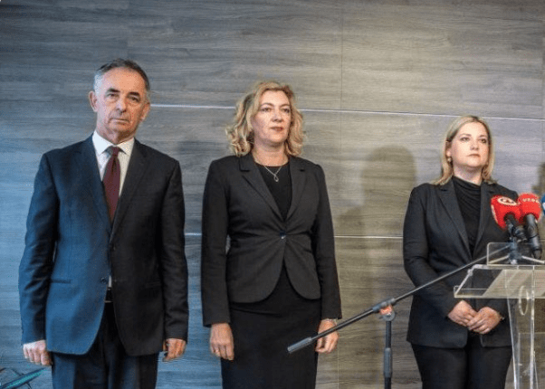 Milorad Pupovac, Dragana Jeckov, Anja Šimpraga / Foto: Hina