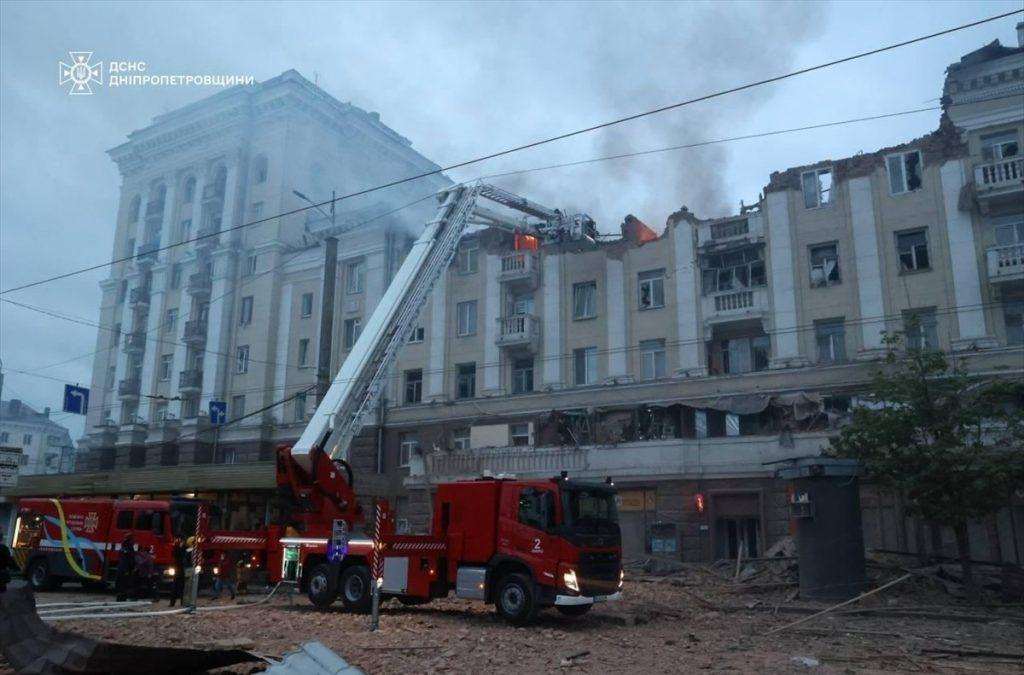 Ruski napadi na ukrajinsku regiju Dnjepropetrovsk / Foto: Anadolu