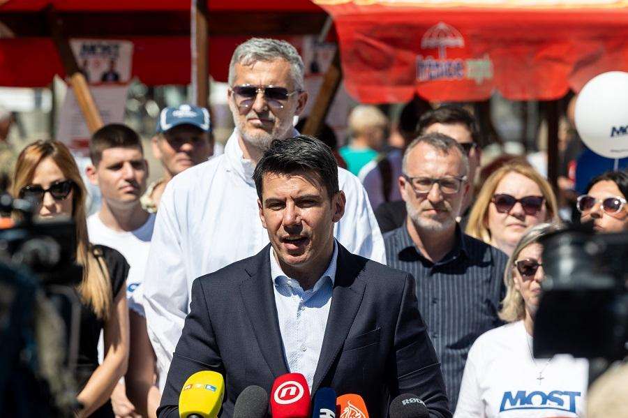 Na slici Nikola Grmoja i Nino Raspudić / Foto: Hina