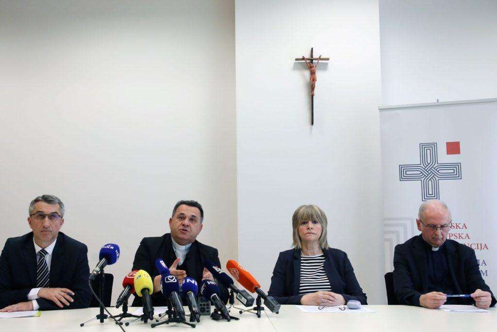 Konferencija za medije Komisije HBK-a Iustitia et pax / Foto: Hina