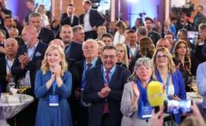 Slavlje u HDZ-ovom izbornom stožeru