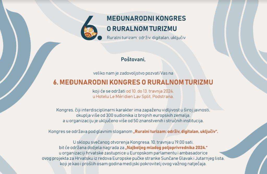 SPLIT: Više od 300 sudionika na međunarodnom kongresu o ruralnom turizmu