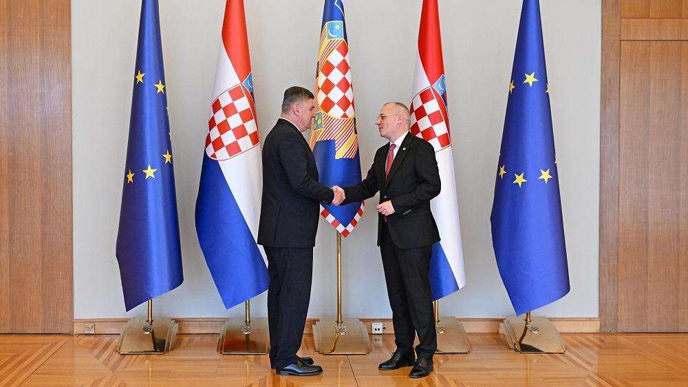 Milanović primio ministra za Europu i vanjske poslove Republike Albanije / Foto: Hina