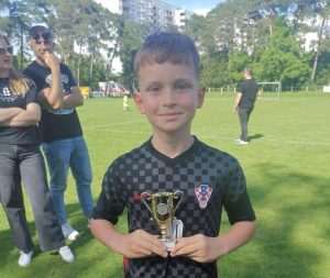 Leo Čvoro iz ekipe Sinja koju su činili učenici Frankfurt Unterliederbach / Foto: Fenix (L Bodalec)
