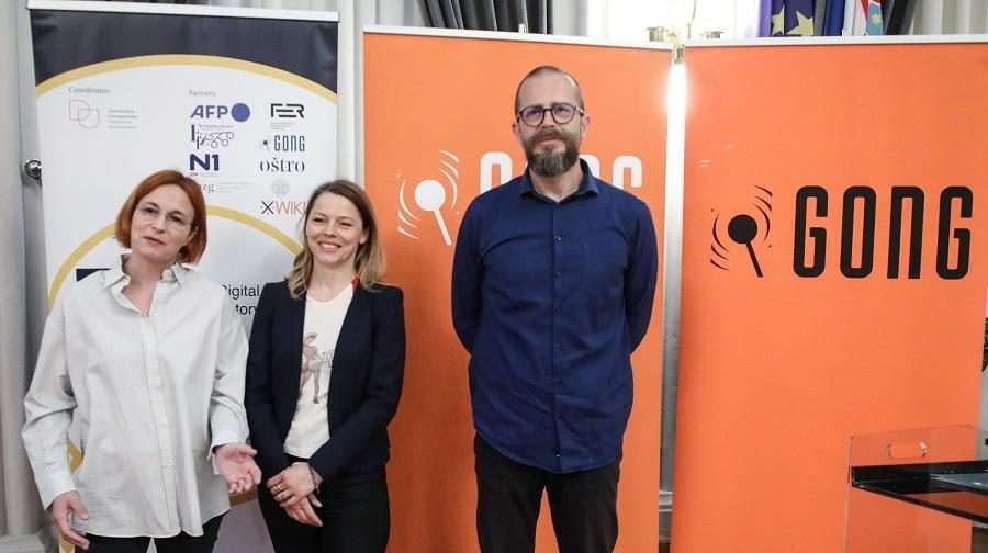 Na fotografiji Mirjana Tonković, Nebojša Blanuša, Ivana Hromatko / Foto: Hina