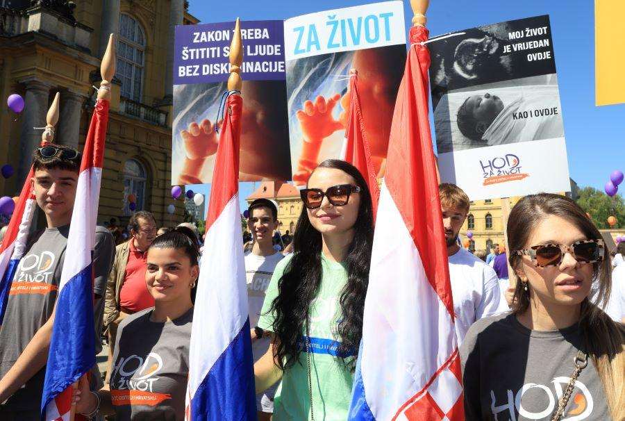 Hod za život u Zagrebu (ILUSTRACIJA) / Foto: Hina