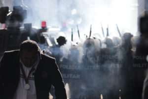 Sukob s policijom u Boliviji / Foto: Anadolu