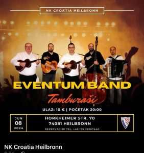 LJETNI PROGRAM CROATIJE HEILBRONN: Nogometni i kartaški turniri, gostovanje tamburaša, …